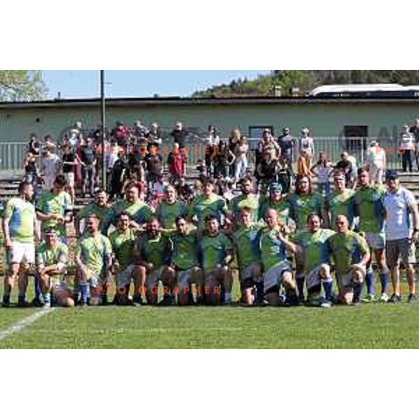 Rugby match between Slovenia and Austria in Ljubljana, Slovenia on April 13, 2024