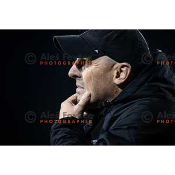 Oskar Drobne, head coach of Rogaska during Slovenian cup 2023/2024 semi final football match between Mura and Rogaska in Fazanerija, Murska Sobota, Slovenia on April 25, 2024. Photo: Jure Banfi