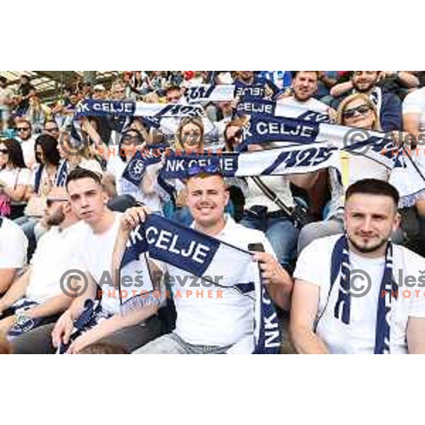 during Prva liga Telemach 2023/2024 football match between Celje and Koper in Celje, Slovenia on May 12, 2024