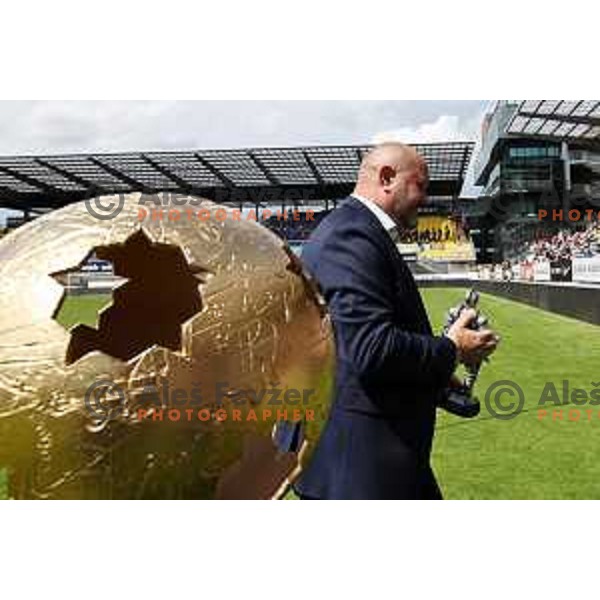 during Prva liga Telemach 2023/2024 football match between Celje and Koper in Celje, Slovenia on May 12, 2024
