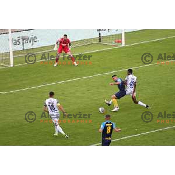 during Prva liga Telemach 2023/2024 football match between Celje and Koper in Celje, Slovenia on May 12, 2024