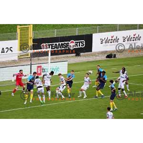 during Prva liga Telemach 2023/2024 football match between Celje and Koper in Celje, Slovenia on May 12, 2024