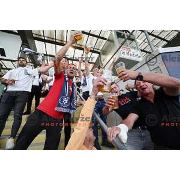 Players of NK Celje celebrate National Title Prva liga Telemach 2023/2024 in Celje, Slovenia on May 12, 2024