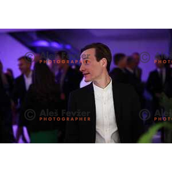 Domen Prevc at the Night of the Champions, Slovenia Ski Federation Annual event in Ljubljana, Slovenia on May 15, 2024