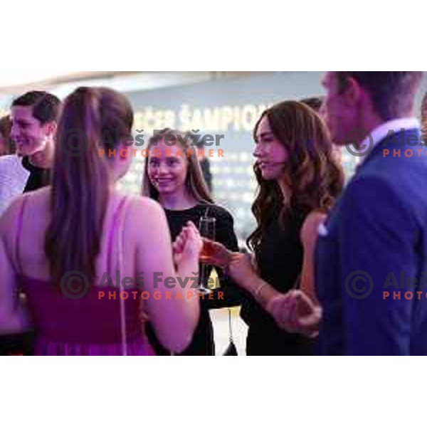At Night of the Champions, Slovenia Ski Federation Annual event in Ljubljana, Slovenia on May 15, 2024