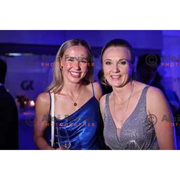 Anamarija Lampic and Petra Majdic at the Night of the Champions, Slovenia Ski Federation Annual event in Ljubljana, Slovenia on May 15, 2024