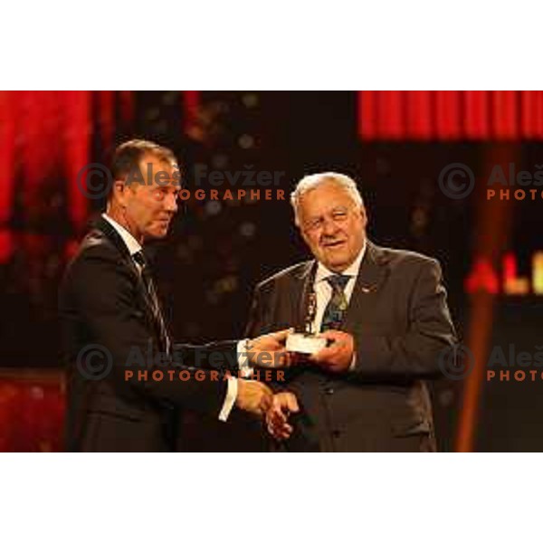 Enzo Smrekar during The Night of the Champions, Slovenia Ski Federation Annual event in Ljubljana, Slovenia on May 15, 2024