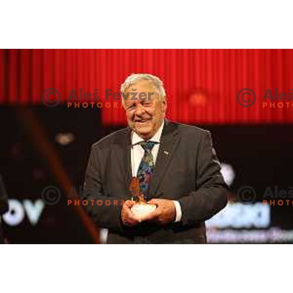 Vili Gucek during The Night of the Champions, Slovenia Ski Federation Annual event in Ljubljana, Slovenia on May 15, 2024