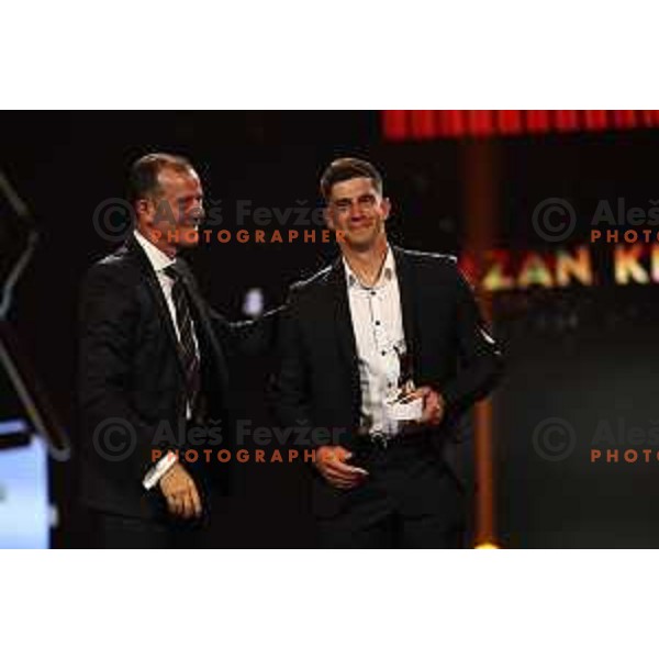 Enzo Smrekar during The Night of the Champions, Slovenia Ski Federation Annual event in Ljubljana, Slovenia on May 15, 2024