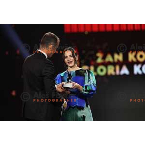 Gloria Kotnik at the Night of the Champions, Slovenia Ski Federation Annual event in Ljubljana, Slovenia on May 15, 2024