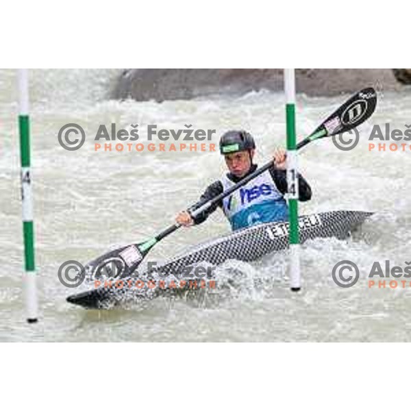 Eva Tercelj (SLO) competes in Women’s Kayak Slalom at ECA European Championships in Tacen, Ljubljana, Slovenia on May 18, 2024