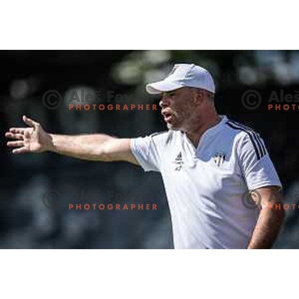 in action during Prva liga Telemach football match between Mura and Rogaska in Fazanerija, Murska Sobota, Slovenia on May 18, 2024. Photo: Jure Banfi