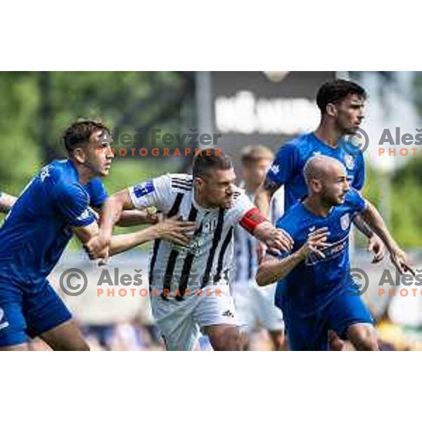 in action during Prva liga Telemach football match between Mura and Rogaska in Fazanerija, Murska Sobota, Slovenia on May 18, 2024. Photo: Jure Banfi