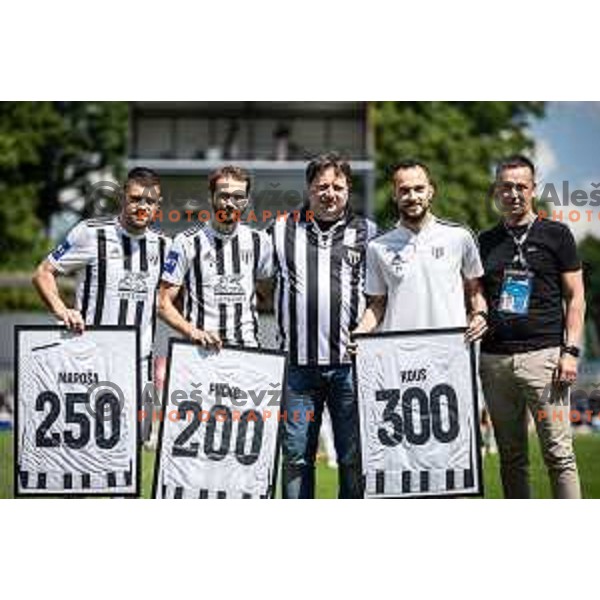 in action during Prva liga Telemach football match between Mura and Rogaska in Fazanerija, Murska Sobota, Slovenia on May 18, 2024. Photo: Jure Banfi