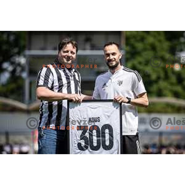 in action during Prva liga Telemach football match between Mura and Rogaska in Fazanerija, Murska Sobota, Slovenia on May 18, 2024. Photo: Jure Banfi