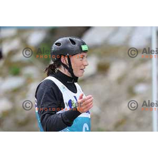 Eva Tercelj (SLO) competes in Women’s Kayak Slalom at ECA European Championships in Tacen, Ljubljana, Slovenia on May 18, 2024