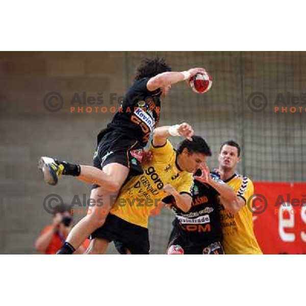 Dobelsek at third place match in Slovenian handball Supercup between Celje PL and Gorenje Velenje, played in Koper (Slovenia) 6.9.2008 