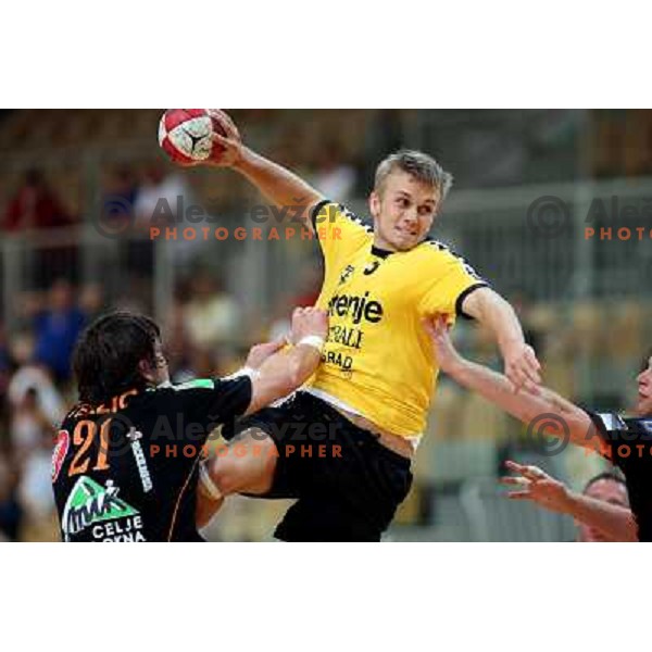 Medved at third place match in Slovenian handball Supercup between Celje PL and Gorenje Velenje, played in Koper (Slovenia) 6.9.2008 
