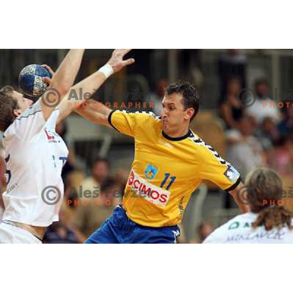 at Final of Slovenian handball Supercup between Cimos Koper and Trimo Trebnje, played in Koper (Slovenia) 6.9.2008 