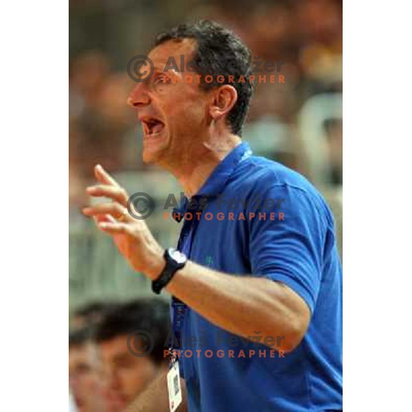Marko Sibila at Final of Slovenian handball Supercup between Cimos Koper and Trimo Trebnje, played in Koper (Slovenia) 6.9.2008 
