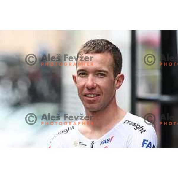 Domen Novak (UAE) at 30.Tour of Slovenia-Dirka po Sloveniji at deprature of stage 3 in Ljubljana on June 14, 2024