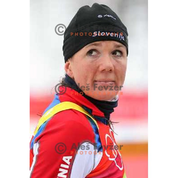 Petra Majdic v cilju