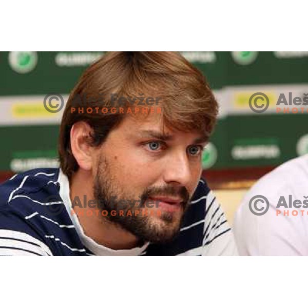 Jure Jankovic at press conference of RK Olimpija in Ljublajna, Slovenia 11.9.2008. 