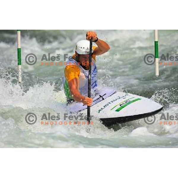Robin Bell (AUS) at Olympic kayak&canoe slalom race in Shunyi at Beijing Olympic games,China 14.8.2008 