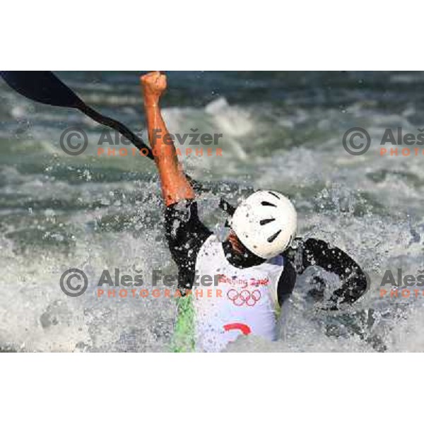 Elena Kaliska (SVK) at Olympic kayak&canoe slalom race in Shunyi at Beijing Olympic games,China 14.8.2008 