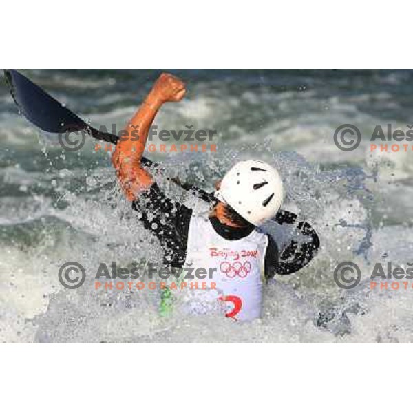 Elena Kaliska (SVK) at Olympic kayak&canoe slalom race in Shunyi at Beijing Olympic games,China 14.8.2008 