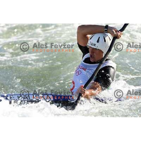 Elena Kaliska (SVK) at Olympic kayak&canoe slalom race in Shunyi at Beijing Olympic games,China 14.8.2008 