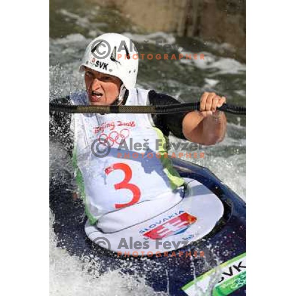Elena Kaliska (SVK) at Olympic kayak&canoe slalom race in Shunyi at Beijing Olympic games,China 14.8.2008 