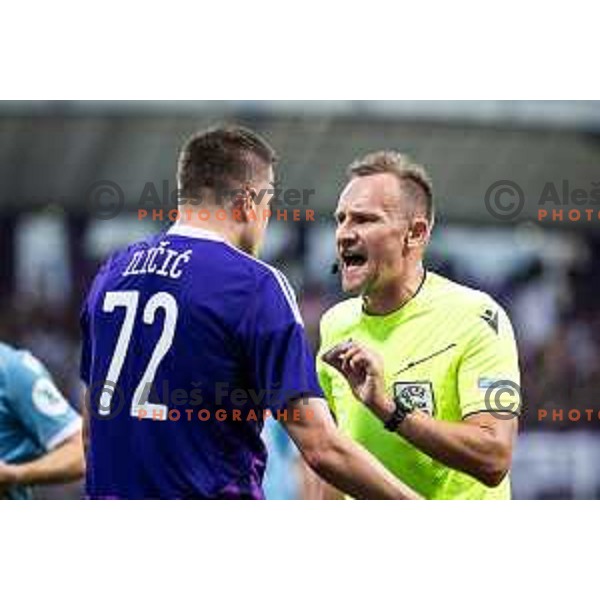 in action during UEFA Europa League 2024/25 qualifier football match between NK Maribor and Botev Plovdiv in Ljudski vrt, Maribor, Slovenia on July 18, 2024. Photo: Jure Banfi