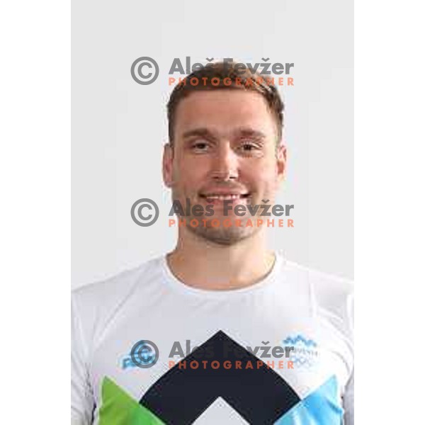 Of Slovenia Olympic Men’s Handball team during photo shooting in Kranjska gora, Slovenia on June 23, 2024
