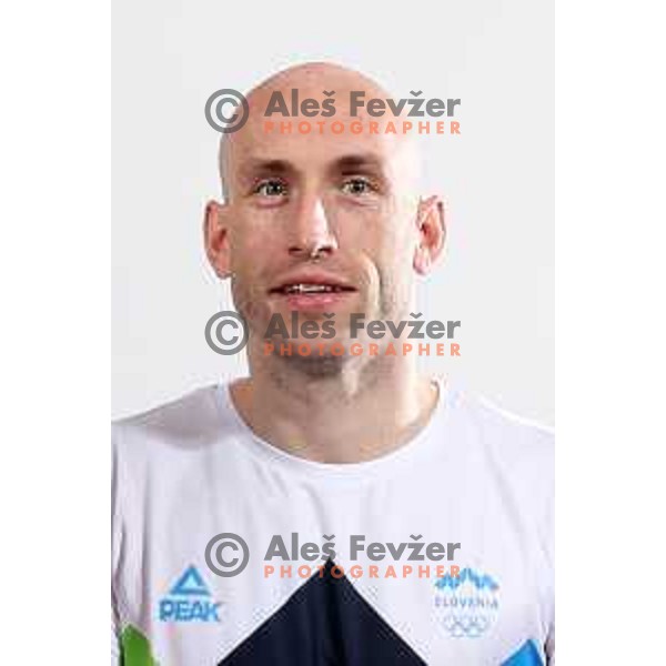 Of Slovenia Olympic Men’s Volleyball team during photo shooting in Ljubljana, Slovenia on June 16, 2024