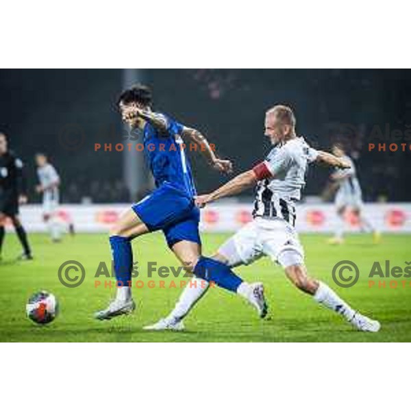 in action during Prva liga Telemach 2024/25 football match between Mura and Nafta 1903 in Fazanerija, Murska Sobota, Slovenia on July 20, 2024. Photo: Jure Banfi