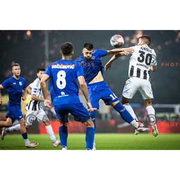 in action during Prva liga Telemach 2024/25 football match between Mura and Nafta 1903 in Fazanerija, Murska Sobota, Slovenia on July 20, 2024. Photo: Jure Banfi