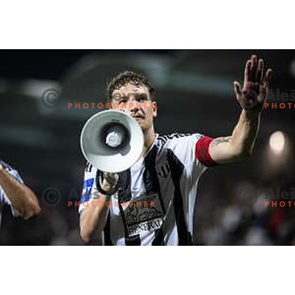 in action during Prva liga Telemach 2024/25 football match between Mura and Nafta 1903 in Fazanerija, Murska Sobota, Slovenia on July 20, 2024. Photo: Jure Banfi