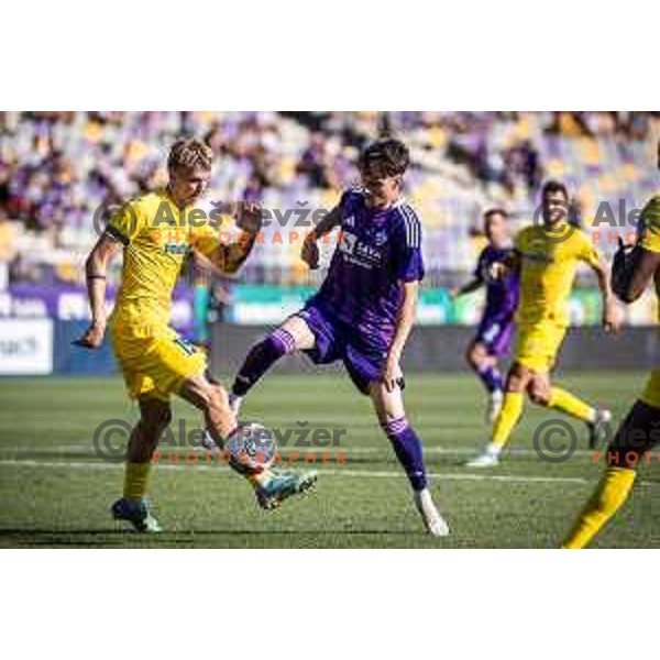 in action during Prva liga Telemach 2024/25 football match between Maribor and Domzale, Ljudski vrt, Maribor, Slovenia on July 21, 2024. Photo: Jure Banfi