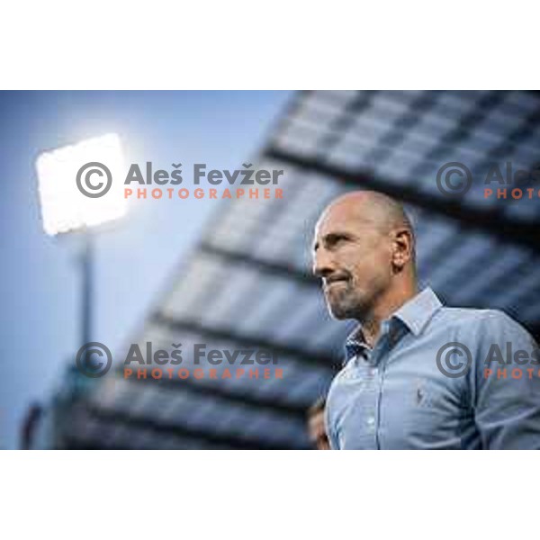 Damir Krznar, head coach of Celje during Prva liga Telemach 2024/25 football match between Celje and Bravo, Stadion Z’Dezele, Celje, Slovenia on July 21, 2024. Photo: Jure Banfi