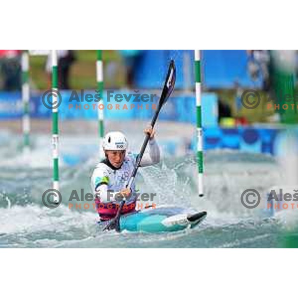 Eva Tercelj (SLO) competes in the Final of Women’s K-1 race at Canoeing Competition at Paris 2024 Summer Olympic Games, France on July 28, 2024
