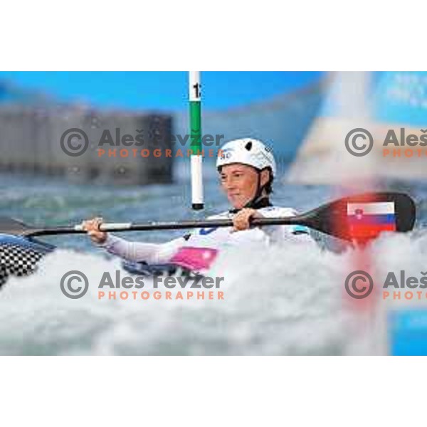 Eva Tercelj (SLO) competes in the Final of Women’s K-1 race at Canoeing Competition at Paris 2024 Summer Olympic Games, France on July 28, 2024