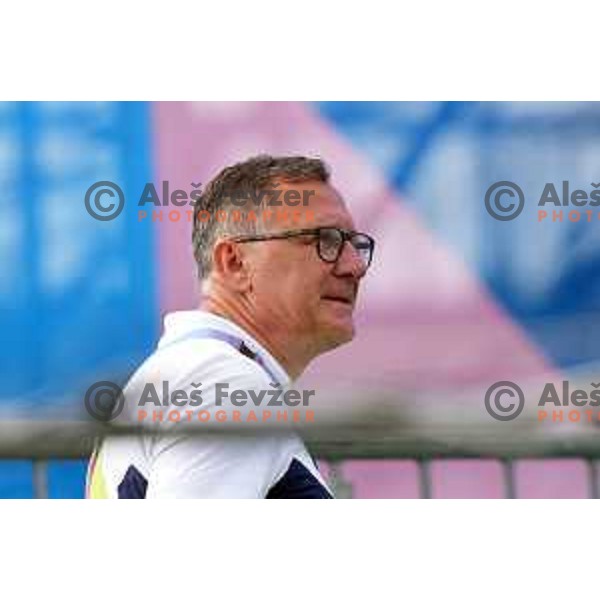 Andrej Jelenc wathces the Final of Women’s K-11 race at Canoeing Competition at Paris 2024 Summer Olympic Games, France on July 28, 2024