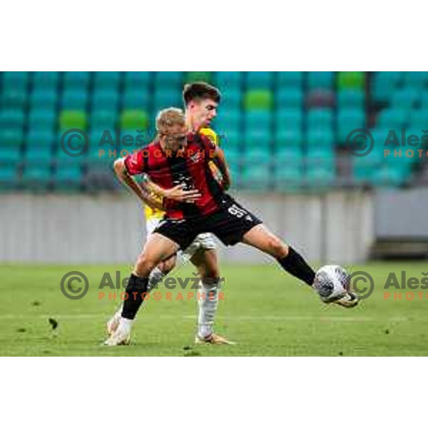 in action during Prva liga Telemach 2024/25 football match, Round 2, between Bravo and Primorje in Stadium Stozice, Slovenia on July 29, 2024. Photo: Grega Valancic