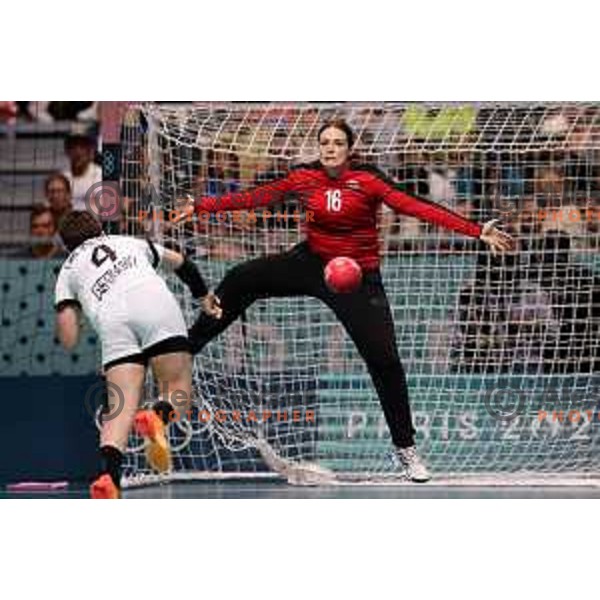 Maja Vojnovic of Slovenia in action during Women’s Olympic Handball Tournament match between Slovenia and Germany at Paris 2024 Summer Olympic Games, France on July 30, 2024. Foto: Filip Barbalic