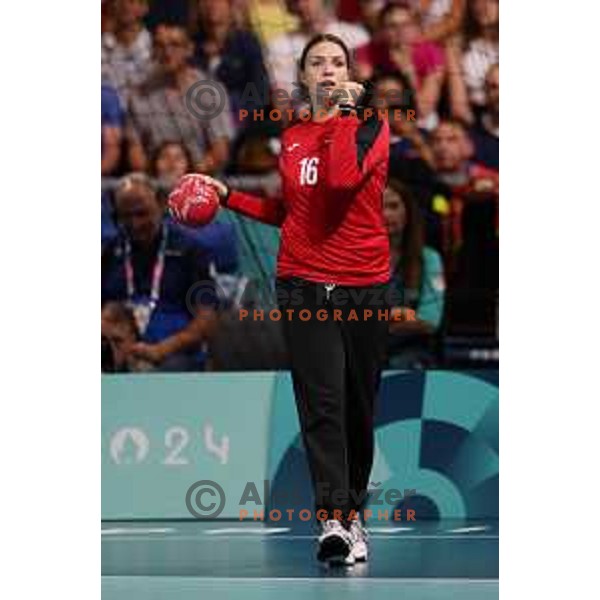 Maja Vojnovic of Slovenia in action during Women’s Olympic Handball Tournament match between Slovenia and Germany at Paris 2024 Summer Olympic Games, France on July 30, 2024. Foto: Filip Barbalic
