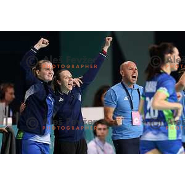 in action during Women’s Olympic Handball Tournament match between Slovenia and Germany at Paris 2024 Summer Olympic Games, France on July 30, 2024. Foto: Filip Barbalic