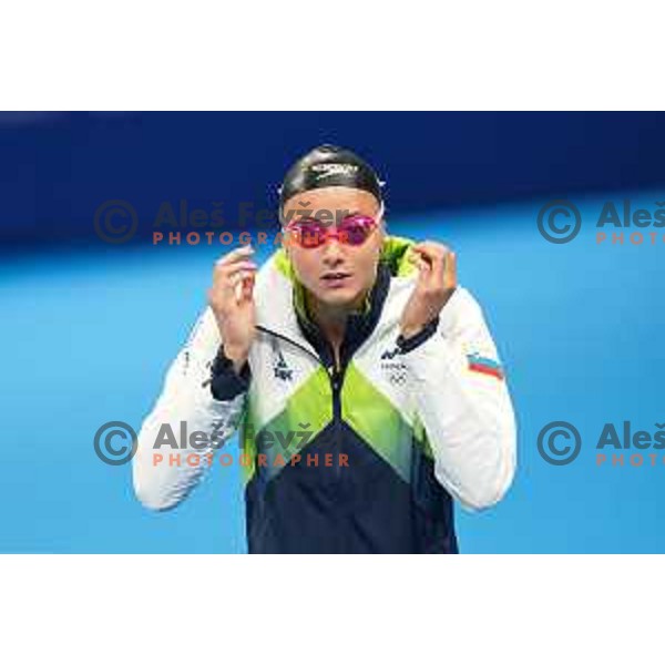 Neza Klancar (SLO) competes in Women\'s Swimming 50 m Freestyle at Paris 2024 Summer Olympic Games, France on August 3, 2024