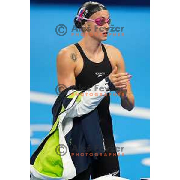 Neza Klancar (SLO) competes in Women\'s Swimming 50 m Freestyle at Paris 2024 Summer Olympic Games, France on August 3, 2024