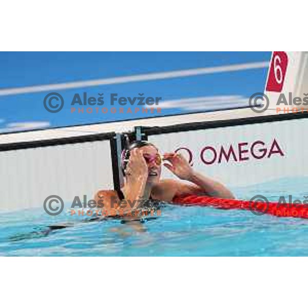 Neza Klancar (SLO) competes in Women\'s Swimming 50 m Freestyle at Paris 2024 Summer Olympic Games, France on August 3, 2024